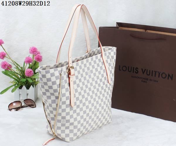 ルイヴィトンコピーバッグ 2024春夏新作 LOUIS VUITTON 大容量 収納力 レディース 通勤 ショルダーバッグ ホワイト 41208-5