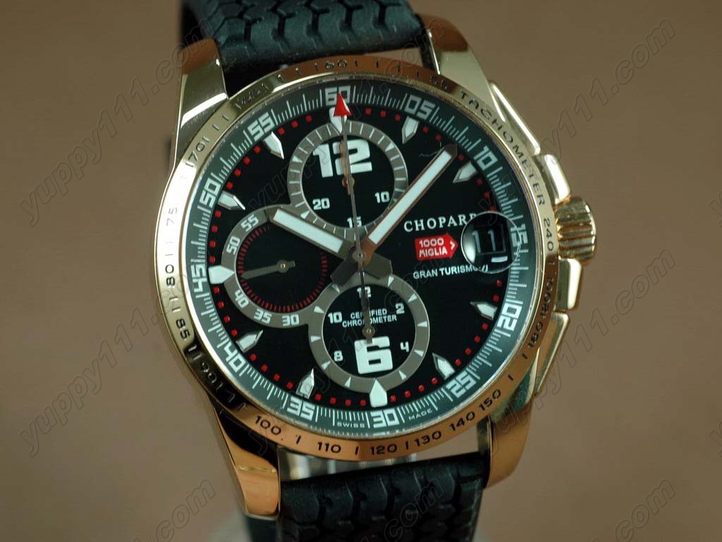 ショパールChopard Mile Miglia GTXXL Chrono SS Black A07.211 Reg 28800腕時計