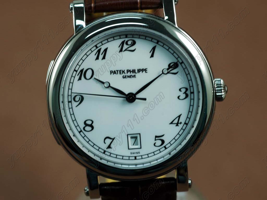 パテックフィリップ Patek Philippe Calastrava 5053 WG White Dial Asia 2813自動巻き