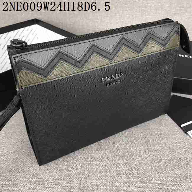 PRADA プラダコピー バッグ 2024新作 メンズ セカンドバッグ クラッチバッグ 2NE009-2