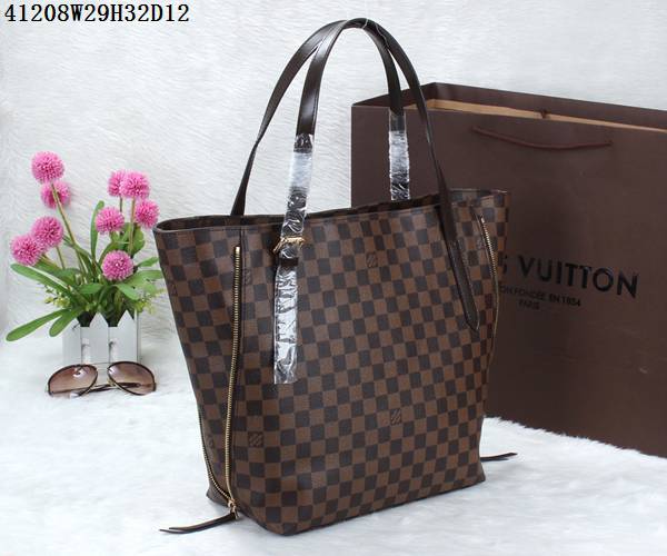 ルイヴィトンコピーバッグ 2024春夏新作 LOUIS VUITTON 大容量 収納力 レディース 通勤 ショルダーバッグ ブラウン 41208-4