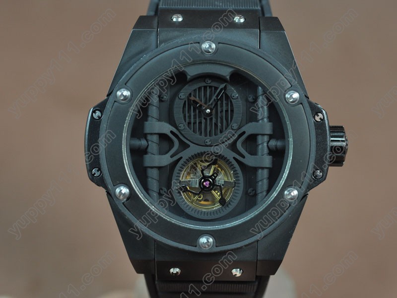 ウブロHublot Big Bang King Power PVD/RU Black Asia自動巻き