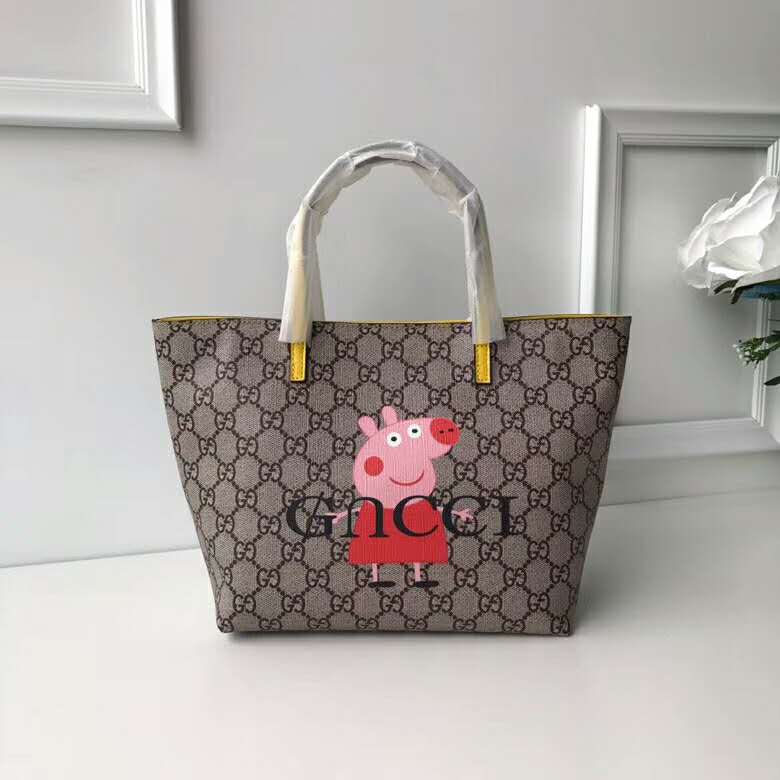 グッチバッグコピー GUCCI 2024新作 チルドレンズ GG フォーン コジカ トートバッグ 410812