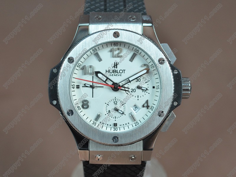 ウブロHublot Big Bang 44mm SS/RU White dial Asia自動巻き