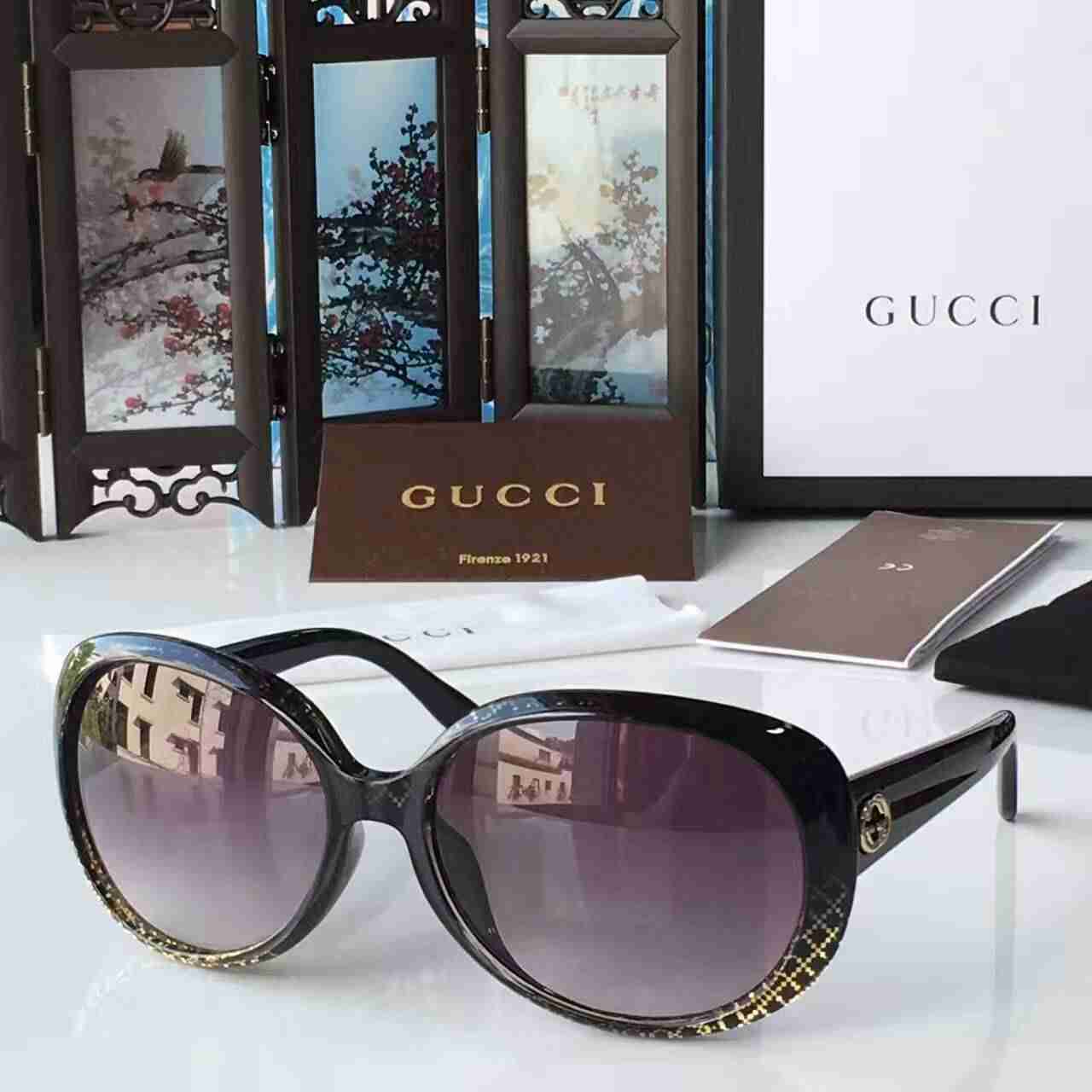 グッチコピー サングラス 2024秋冬新作 GUCCI UVカット ビッグフレーム サングラス giglass160917-13