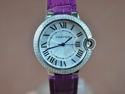 カルティエ Cartier Ballon Bleu de Cartier Ladies SS White Quartzクオーツ