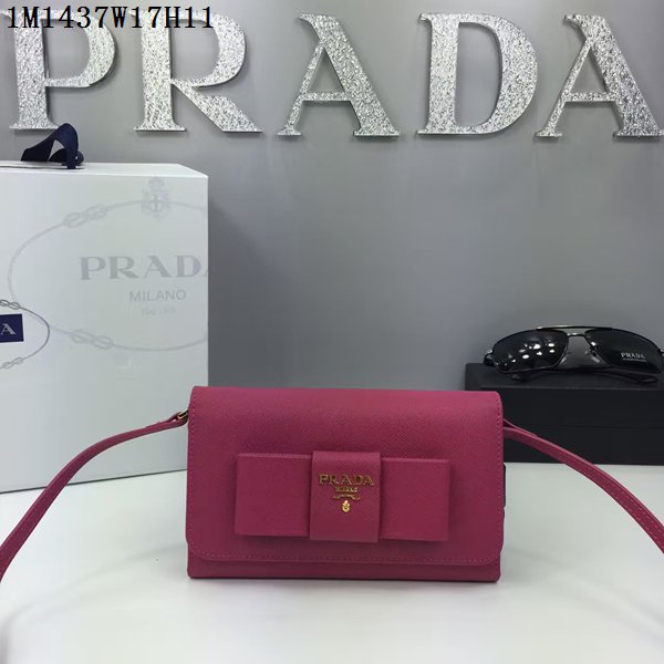 プラダコピー 財布 PRADA 2024秋冬新作 多機能 レディース 二つ折財布 セカンドバッグ·ポーチ 1M1437-3