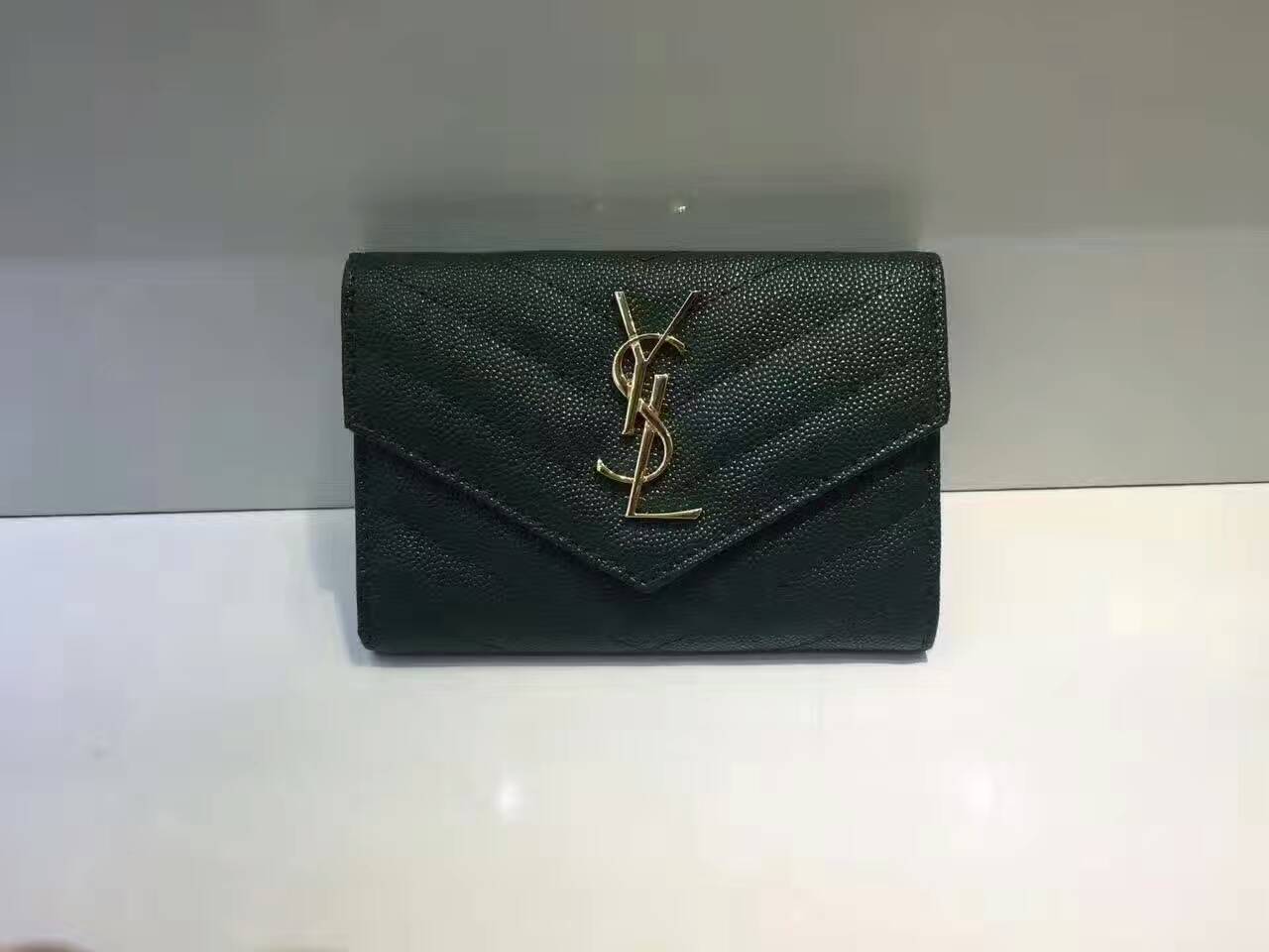 サンローランコピー 財布 2024新作 Yves Saint Laurent レディース フラップミニコンパクト財布 414403-5