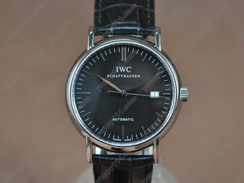 Iwc Portofino SS/LE Black dial Asia 2892自動巻き