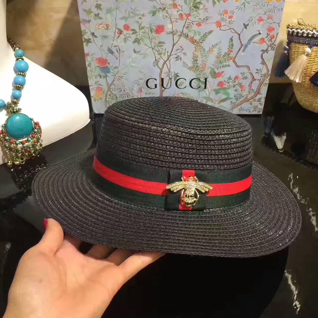 グッチコピー 帽子 2024新作GUCCI 優雅な ファッション 手編み ハット gihat170401-8