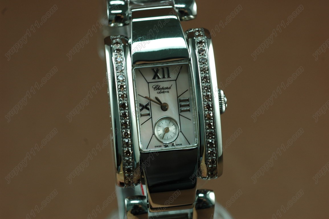 ショパール Chopard Las Strada Ladies SS/Brn-Diam White Swiss Qtz c/w Box