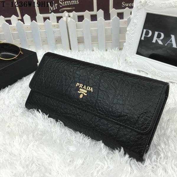 プラダコピー 財布 PRADA 2015秋冬新作 大人気! レディース 三つ折長財布 P1236-1