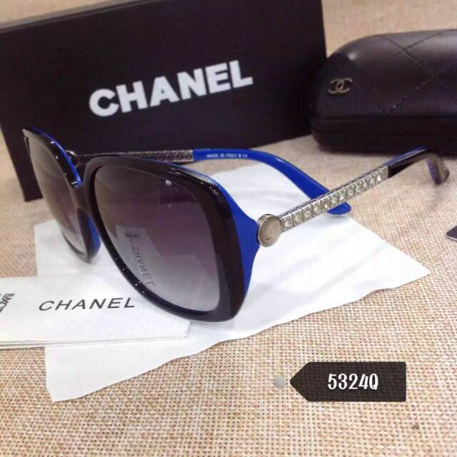 シャネルコピー サングラス 2024春夏新作 CHANEL レディース UVカット ビッグフレーム 眼鏡 chglass150518-5