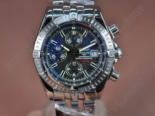 ブライトリングBreitling Chronomat Evolution Ult V3 SS/SS Graphite Stk A-7750自動巻き