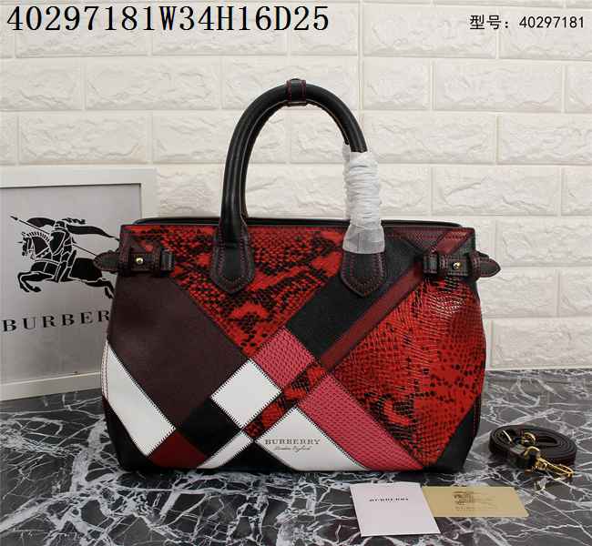 偽物バーバリー バッグ 2024新作 BURBERRY 二色可選 トートバッグ 2way ショルダーバッグ 40297181-1