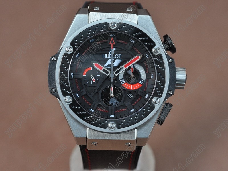 ウブロHublot Big Bang King Power F1 Limited SS/LE Black Asia 7750自動巻き