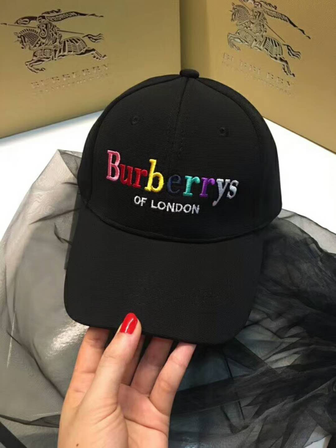 バーバリー偽物 帽子 2024新作 BURBERRY 男女兼用 キャップ bur180724p85