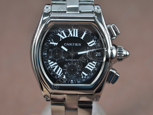 カルティエCartier Roadster Chrono SS Men Asia 7750自動巻き