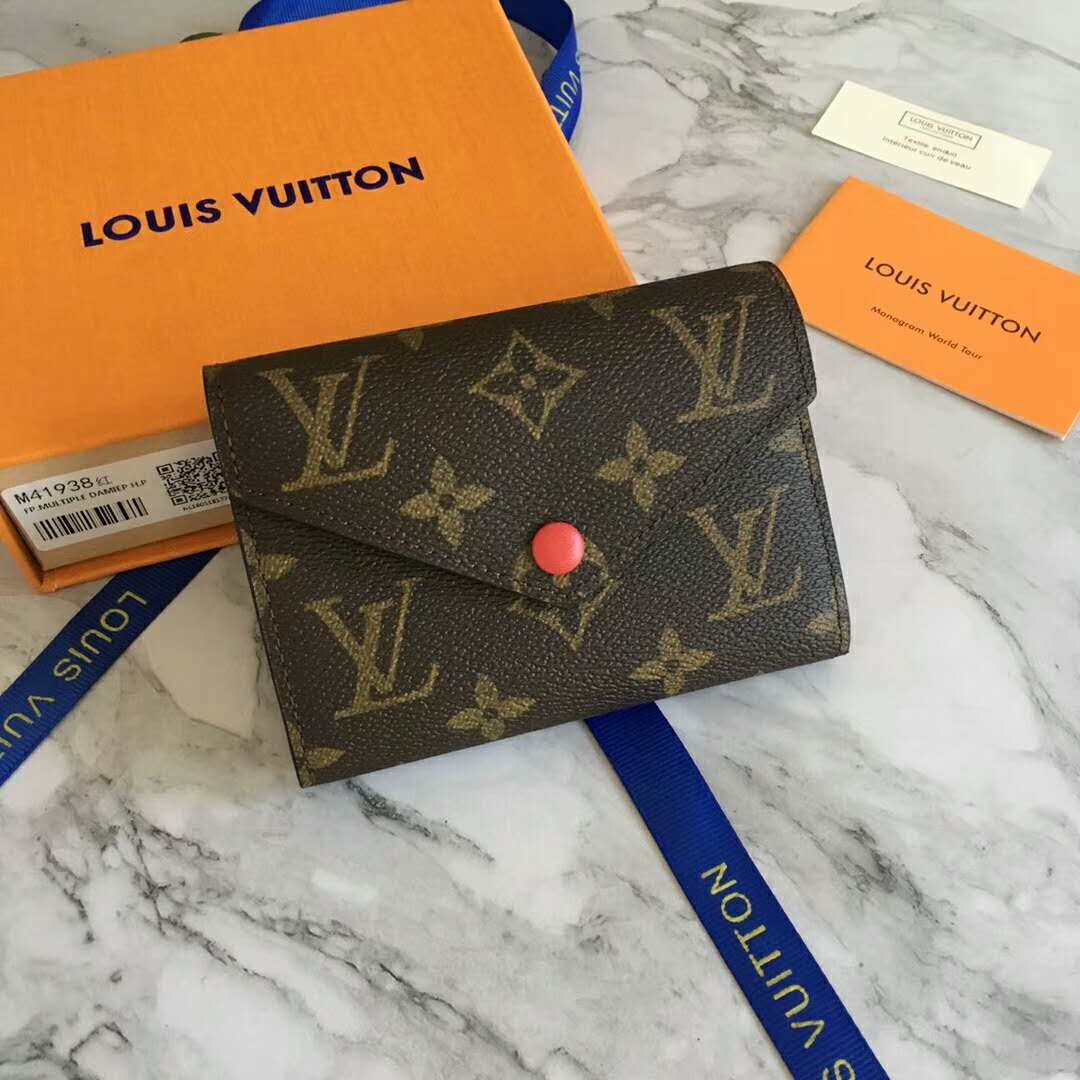 ルイヴィトン財布コピー 2024新作 LOUIS VUITTON ポルトフォイユ・ヴィクトリーヌ 折り財布 M41938