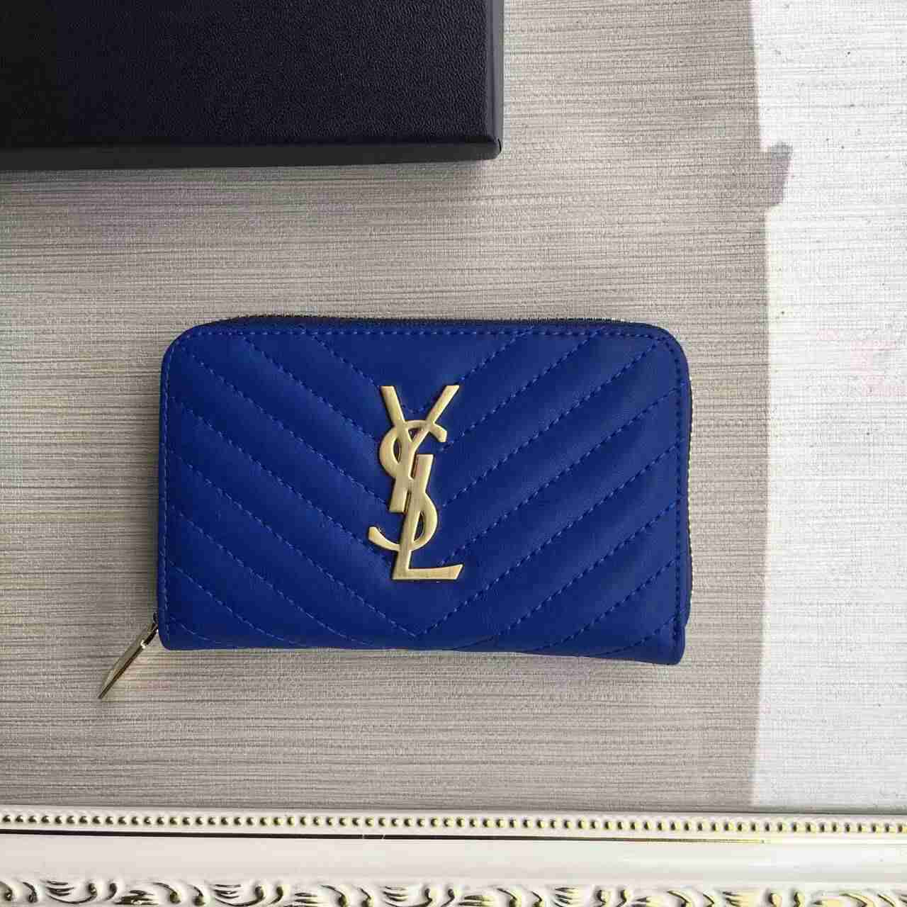 サンローランコピー 財布 Yves Saint Laurent 2024最新作 レディース ミディアム ラウンドファスナー財布 352905-2