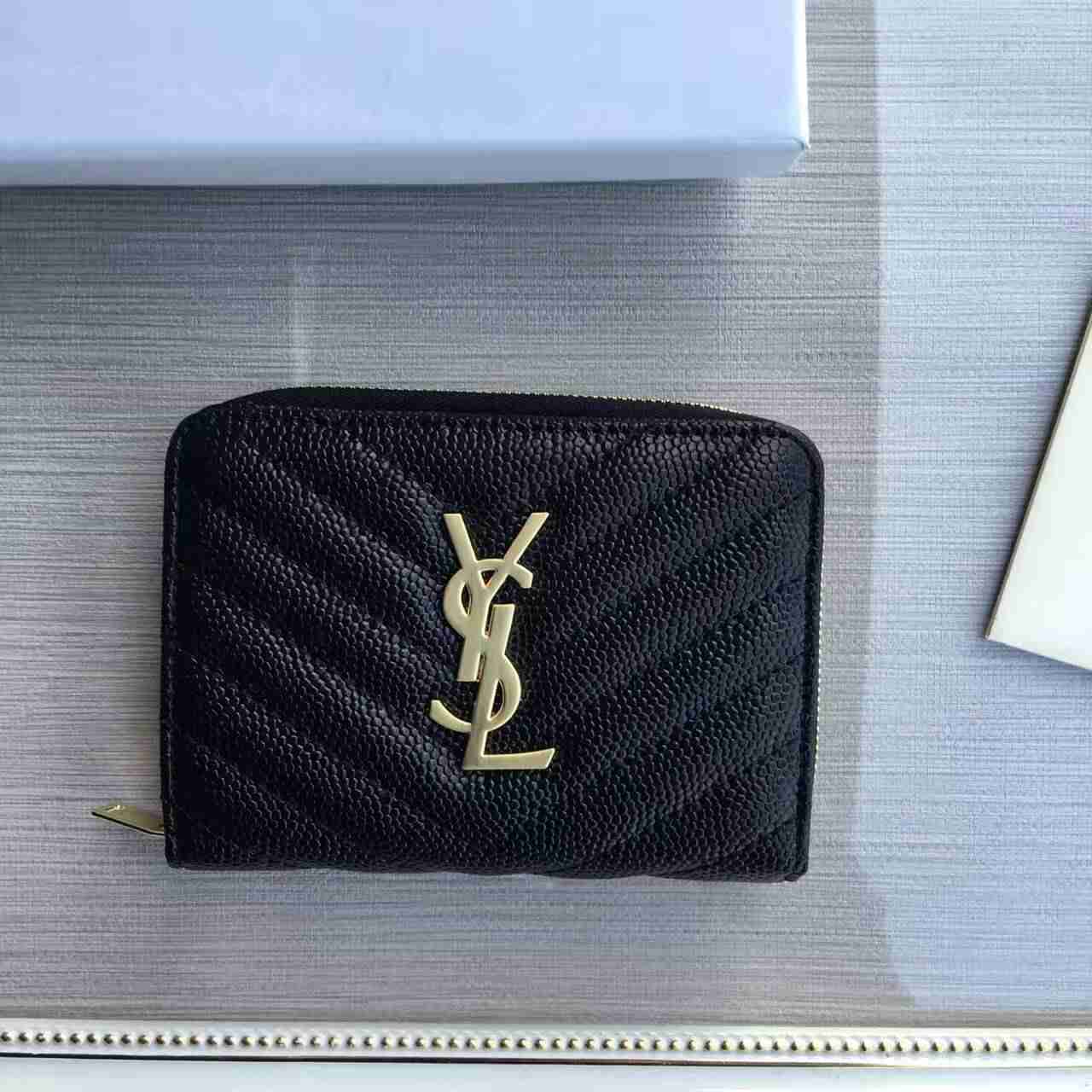 サンローランコピー 財布 Yves Saint Laurent 2024最新作 小銭入れ レディース ラウンドファスナー財布 358090-4