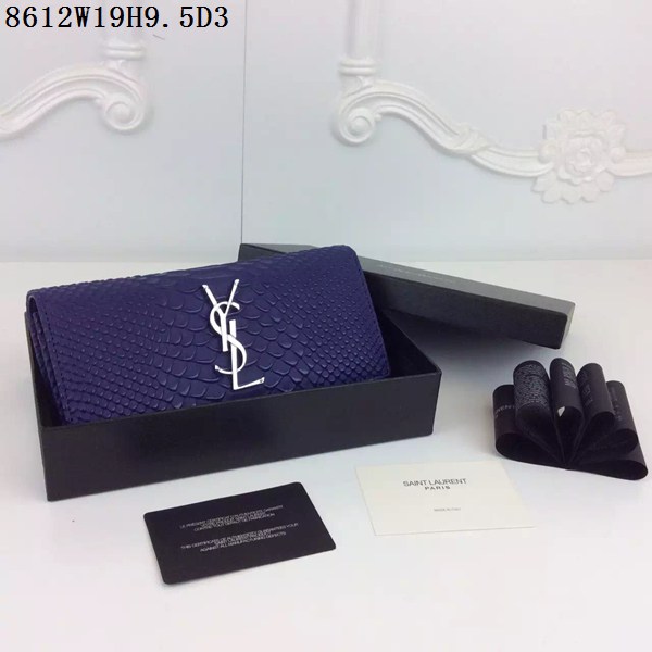 サンローランコピー 財布 Yves Saint Laurent 2024春夏新作 パイソンレザー レディース 二つ折り長財布 8612-4