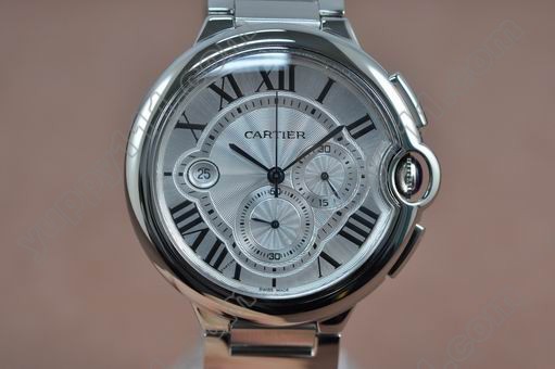 カルティエCartier Ballon Bleu de Cartier SS White Swiss Quartzクオーツ