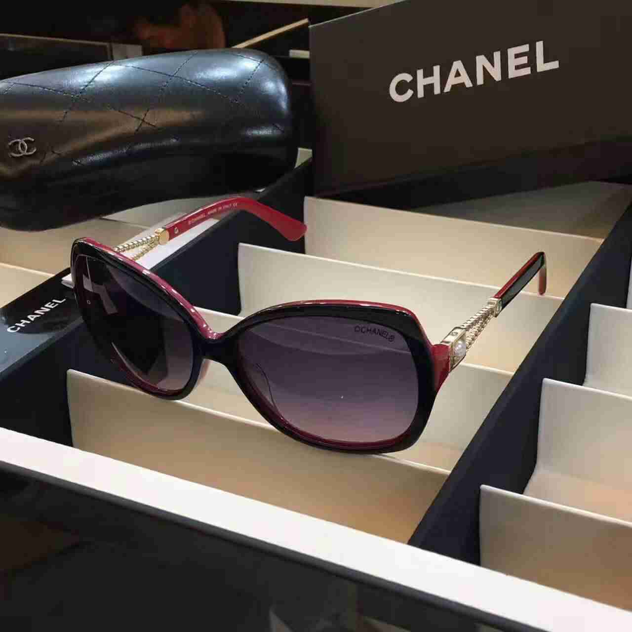 シャネルコピー サングラス 2024新作 CHANEL レディース UVカットパールシリーズ サングラス 魅力全開 chgs170315-1