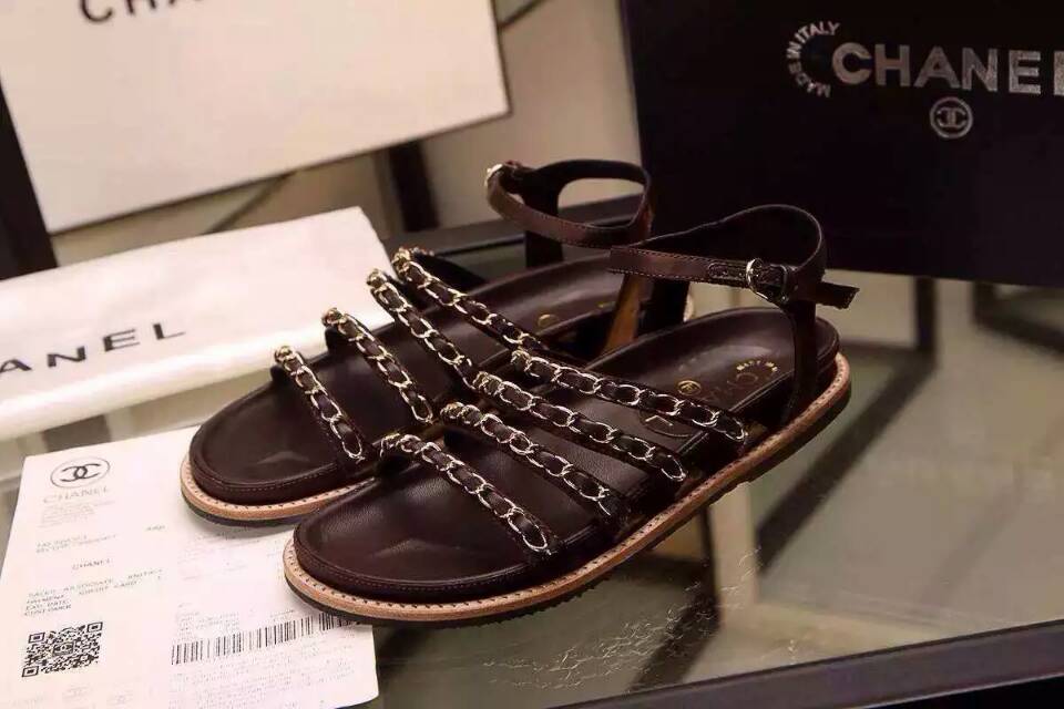 シャネルコピー 靴 2024春夏新作 CHANEL レディース サンダル フラットシューズ chshoes150608-5