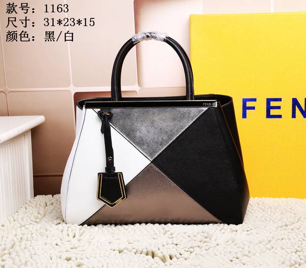 2014秋冬新作 フェンディコピーバッグ FENDI 高品質 本革 通勤·通学 マルチカラー レディース ハンドバッグ 1163-4