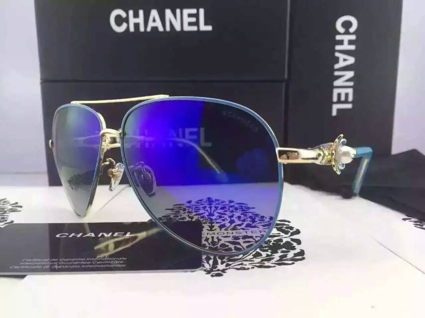 シャネルコピー サングラス CHANEL 2024春夏新品 オシャレ レディース UVカット 眼鏡 chglass150608-4