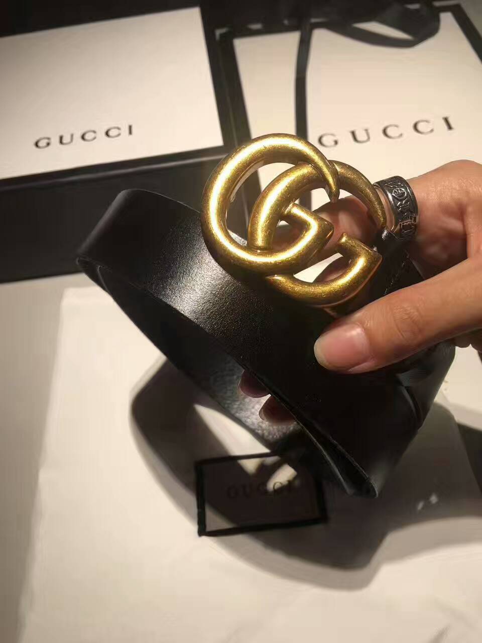 グッチコピー ベルト GUCCI 2024新作 高品質 ファッション リベット ベルト gbelt170407-17