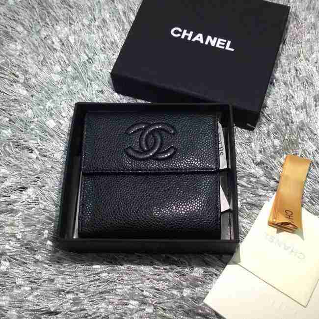 シャネルコピー 財布 2024春夏新作 CHANEL レディース 小銭入れ 二つ折り財布 48980-14