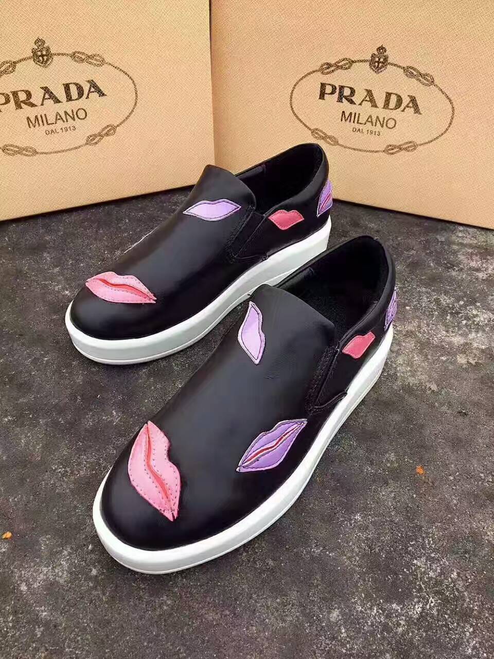 プラダコピー 靴 PRADA 2024新作 流行の カジュアルシューズ prshoes170317-1