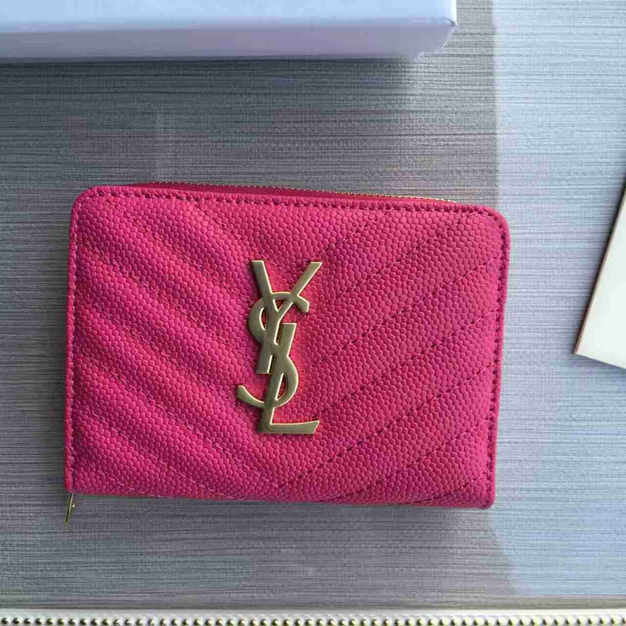 サンローランコピー 財布 Yves Saint Laurent 2024最新作 小銭入れ レディース ラウンドファスナー財布 358090-3