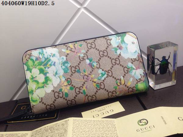 グッチコピー 財布 GUCCI 2015秋冬新作 GG柄 レディース ラウンドファスナー長財布 404060-3