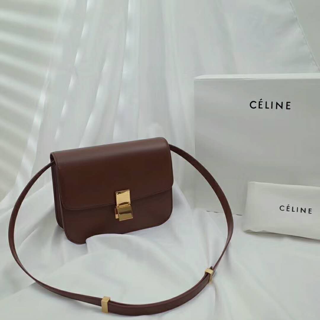 セリーヌコピー バッグ CELINE クラシック ミディアム ボックスカーフスキン ハンドバッグ 164173