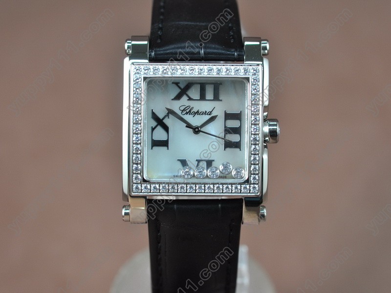 ショパールChopard Happy Diamonds Ladies SS Case White Dial Swiss Quartzクオーツ