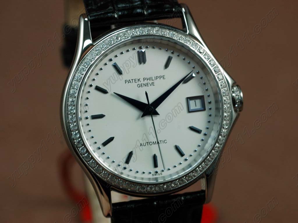 パテックフィリップPatek Philippe Classics Complications White Dial Asian 2824自動巻き