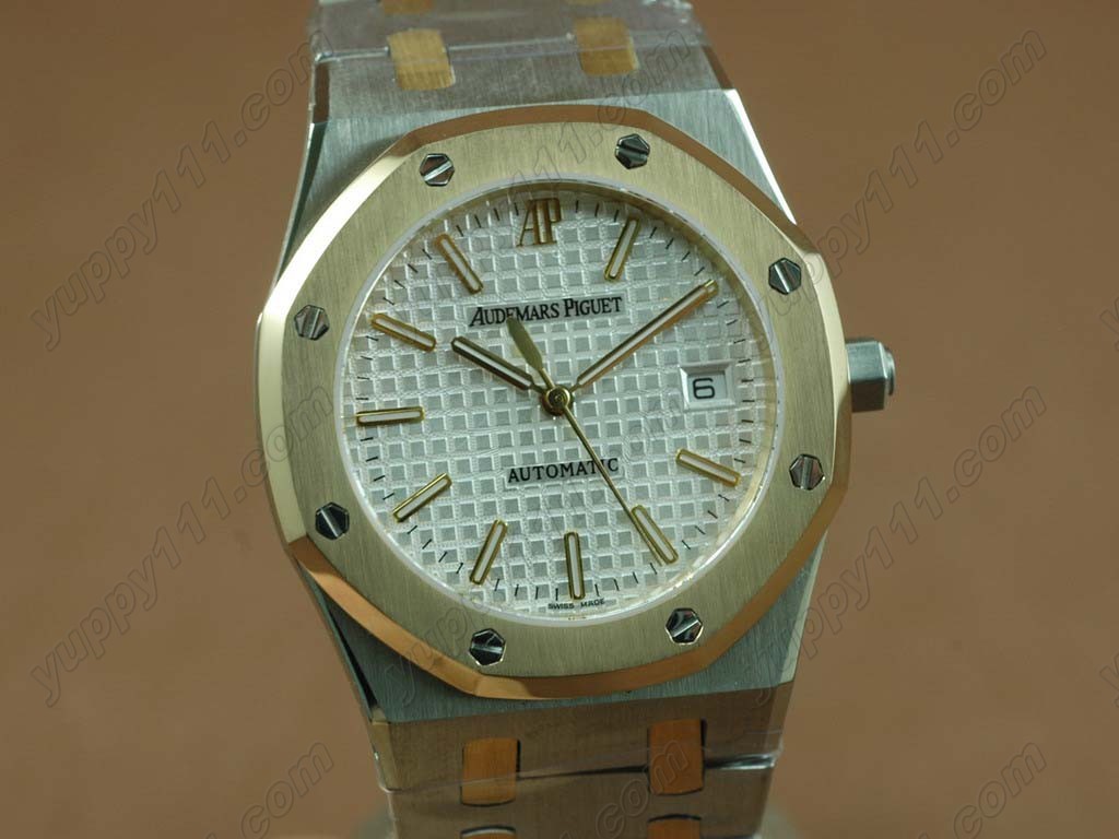 オーデマ・ピゲAudemars Piguet Royal Oak Jumbo 39mm TT/TT White Swiss Eta 2824-2自動卷