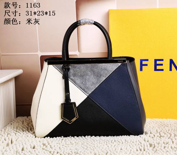 2014秋冬新作 フェンディコピーバッグ FENDI 高品質 本革 通勤·通学 マルチカラー レディース ハンドバッグ 1163-1