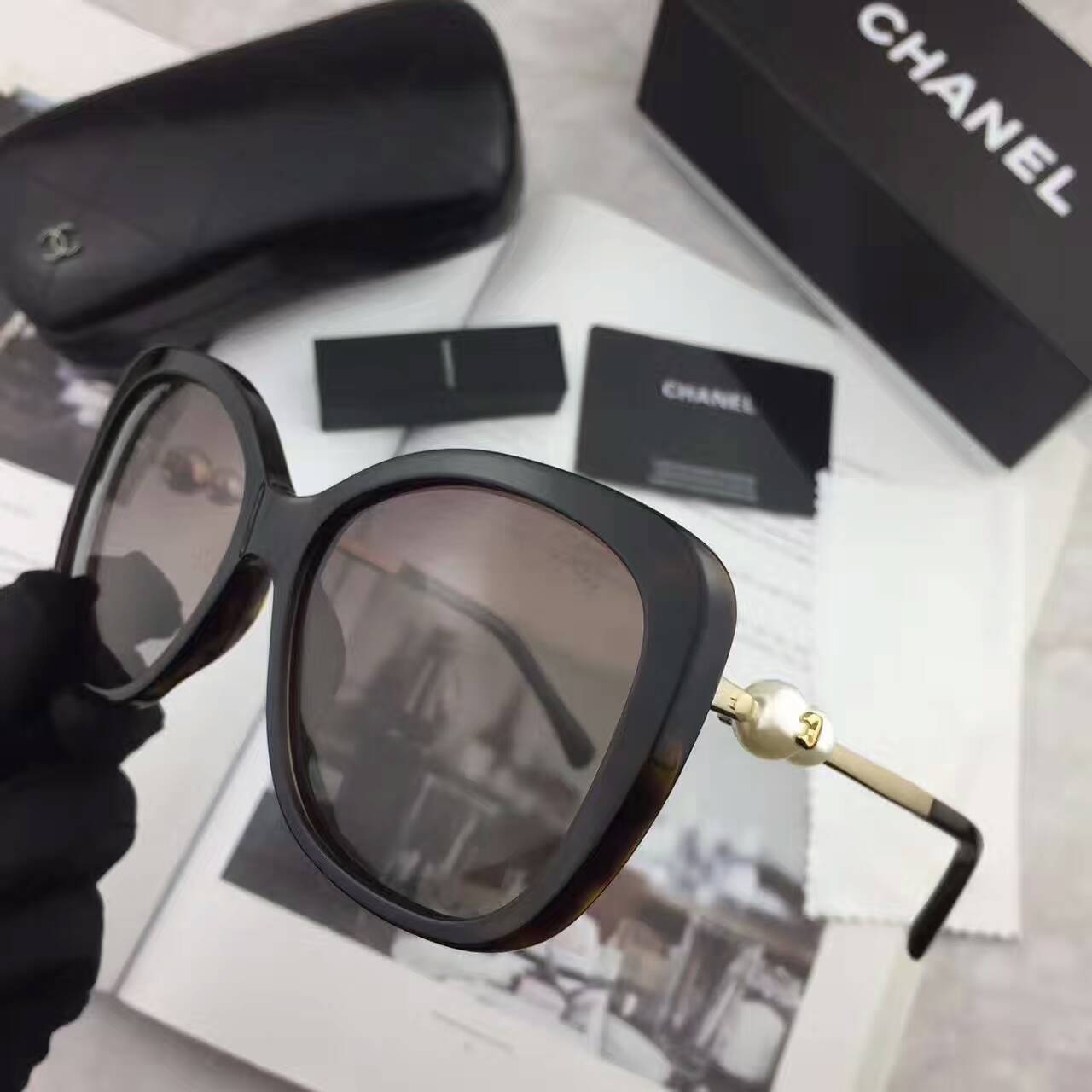 CHANEL シャネルコピー サングラス 2024新作 レディース パールシリーズ サングラス ch5339-2