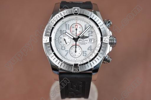 ブライトリングBreitling 2009 Super Avenger SS/RU White A-7750自動巻き