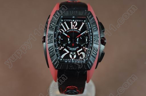 フランクミューラーFranck Muller Conquistador S'Pore GP Jap Quartz Chronoクオーツストップウオッチ