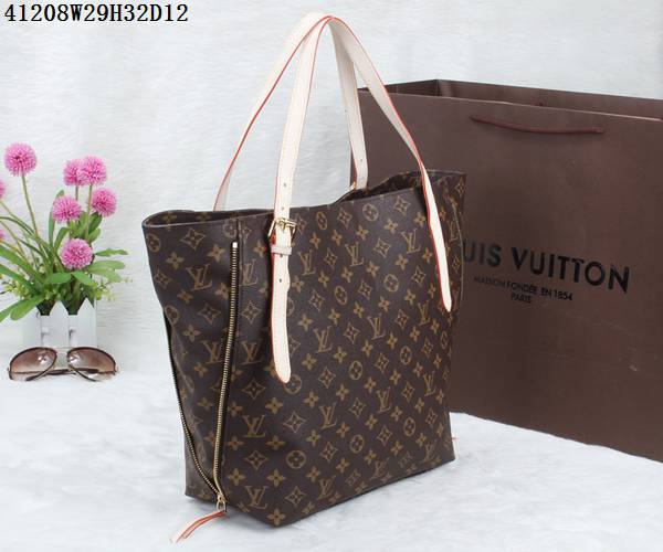 ルイヴィトンコピーバッグ 2024春夏新作 LOUIS VUITTON 大容量 収納力 レディース 通勤 ショルダーバッグ ブラウン 41208-3