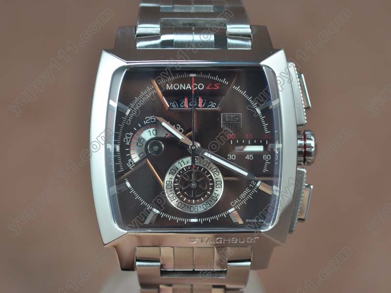 タグホイヤーTag Heuer Monaco SL Chrono SS/SS Brown dial A-7750 Auto自動巻き