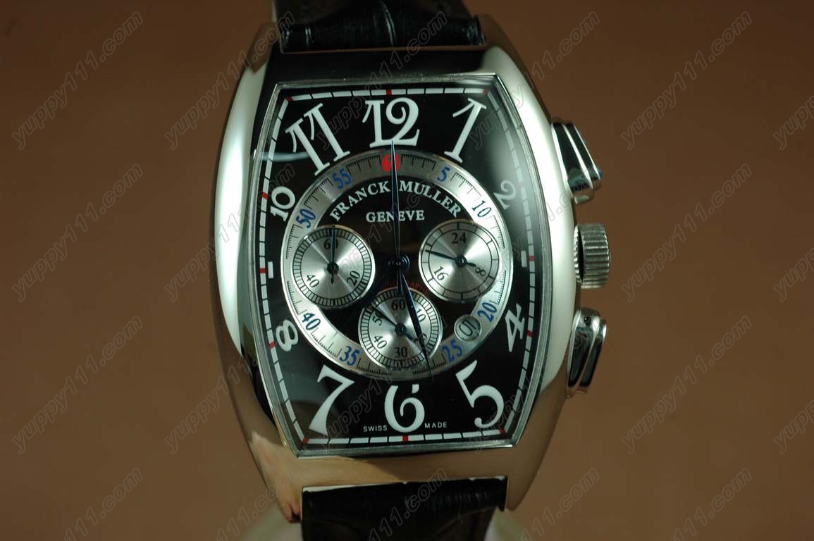 フランクミュラー Franck Muller Watches Casablanca Chronograph Movement RG Case With Black Dial