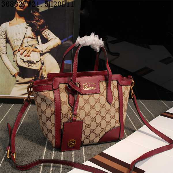 グッチコピー バッグ GUCCI 2015秋冬新作 レディース GG柄 2way 手提げバッグ 368827-6