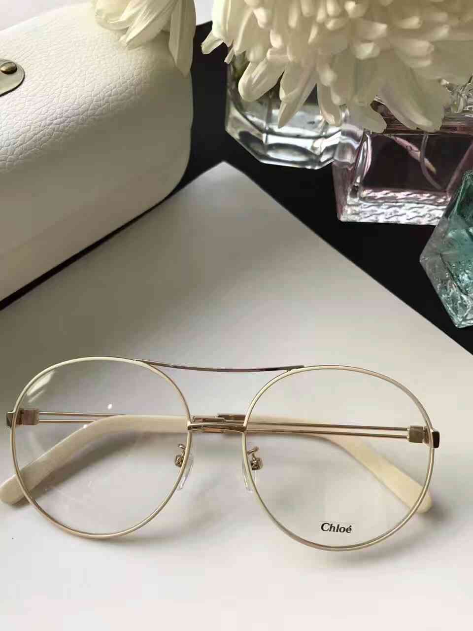 クロエコピー サングラス CHLOE 2024新品 日除け UVカット 伊達メガネ眼鏡 chloegs170112-5