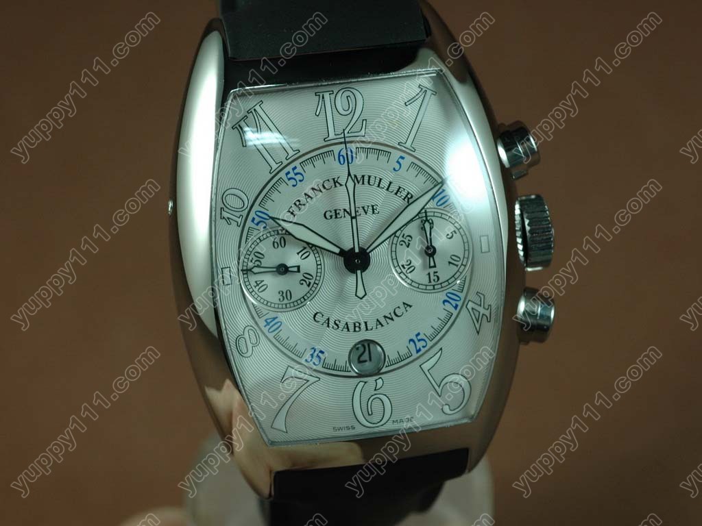 フランクミュラー Franck Muller Casablanca Chrono SS/LE White A-7750 腕時計